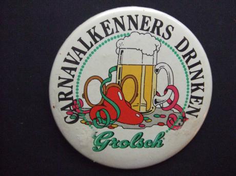 Grolsch bier carnavalkenners drinken